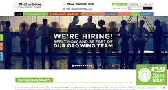 Desktop Screenshot of midlandhire.co.uk